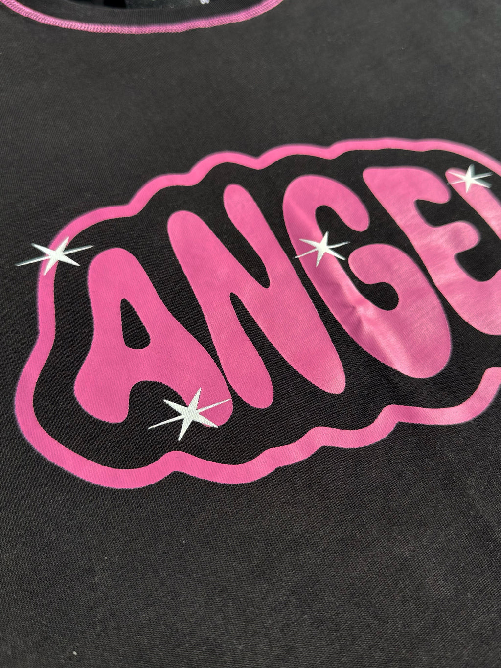 Angel Tee Black/Pink