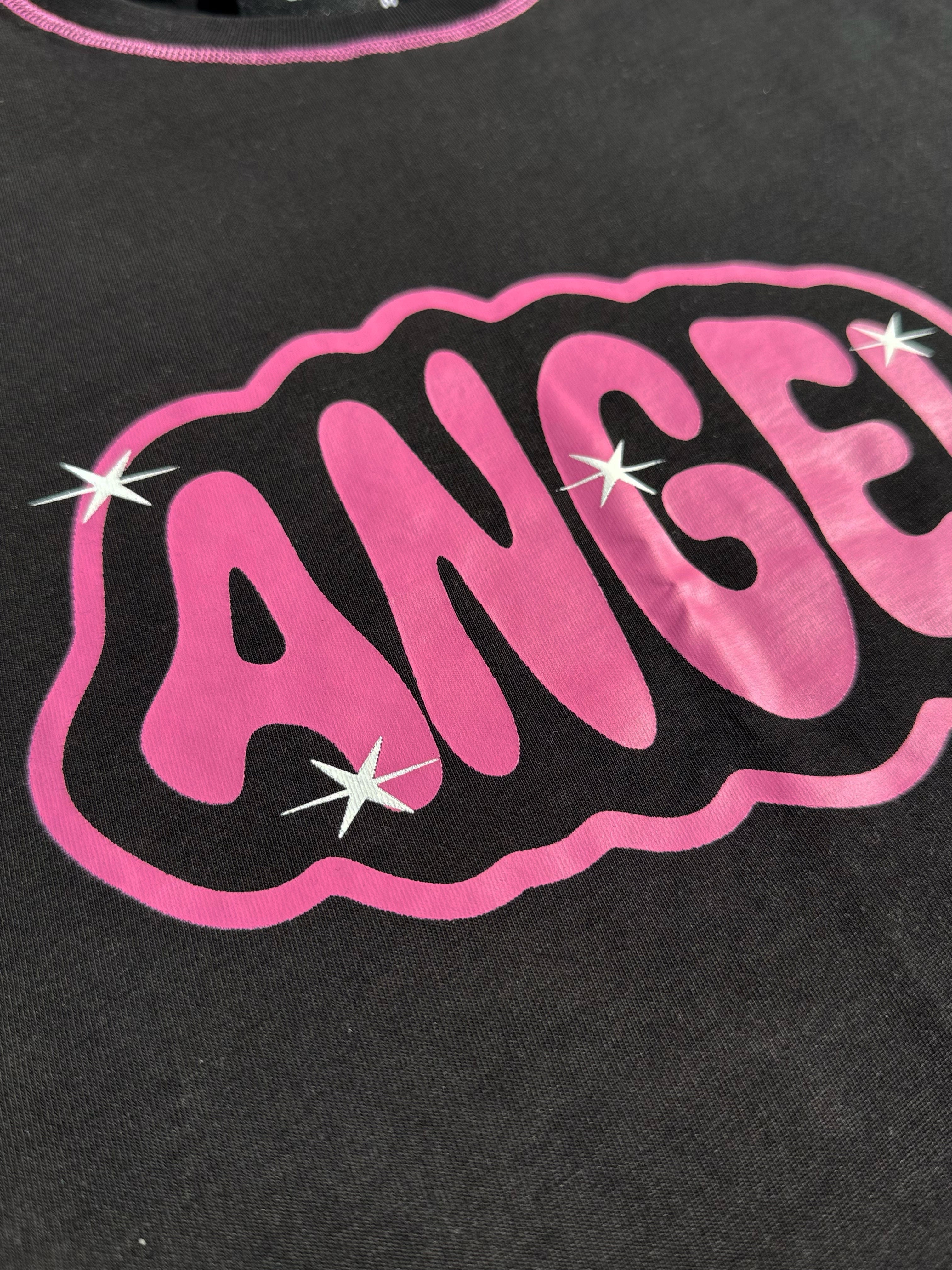 Angel Tee Black/Pink