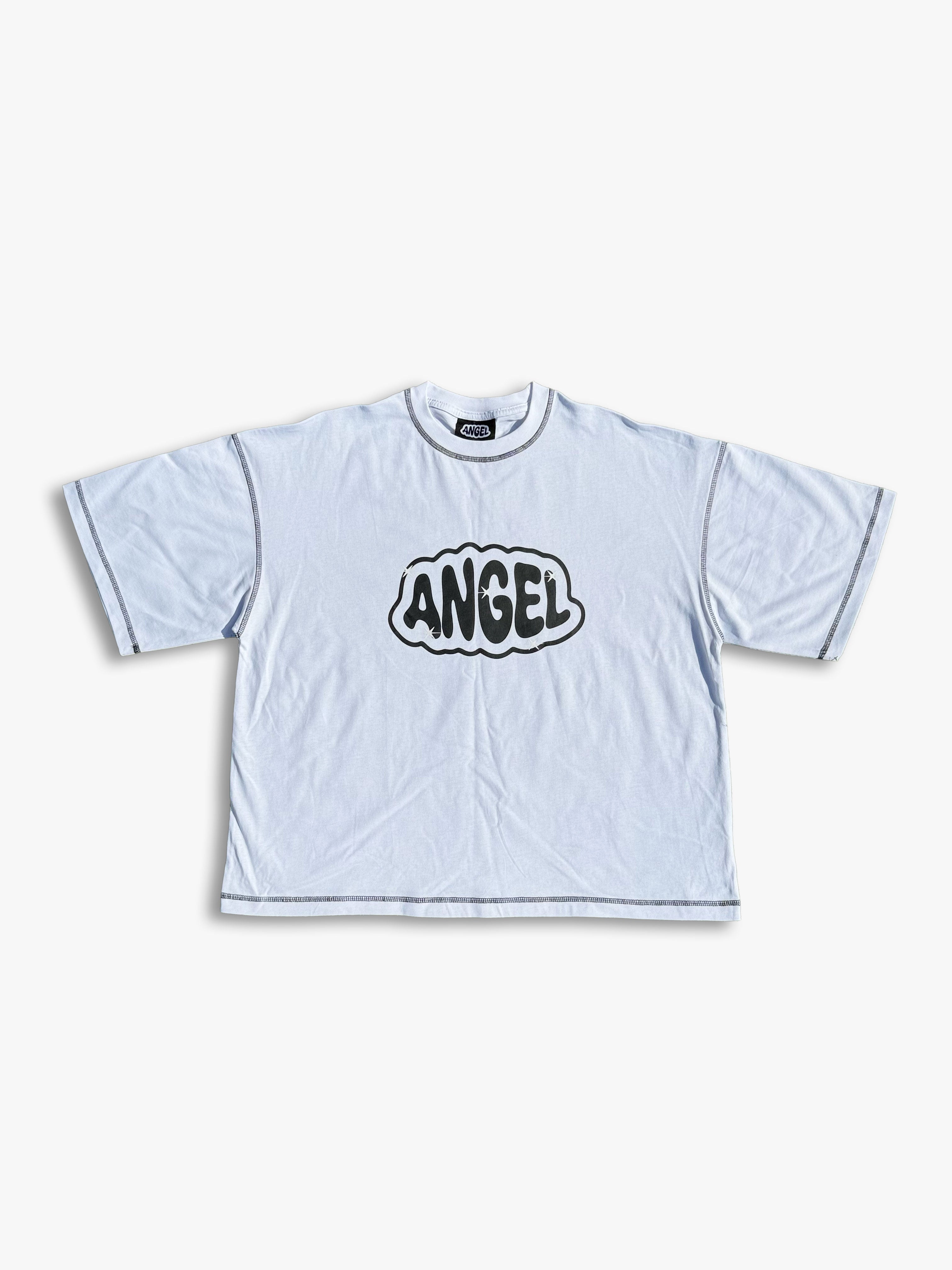 Angel Tee White/Black