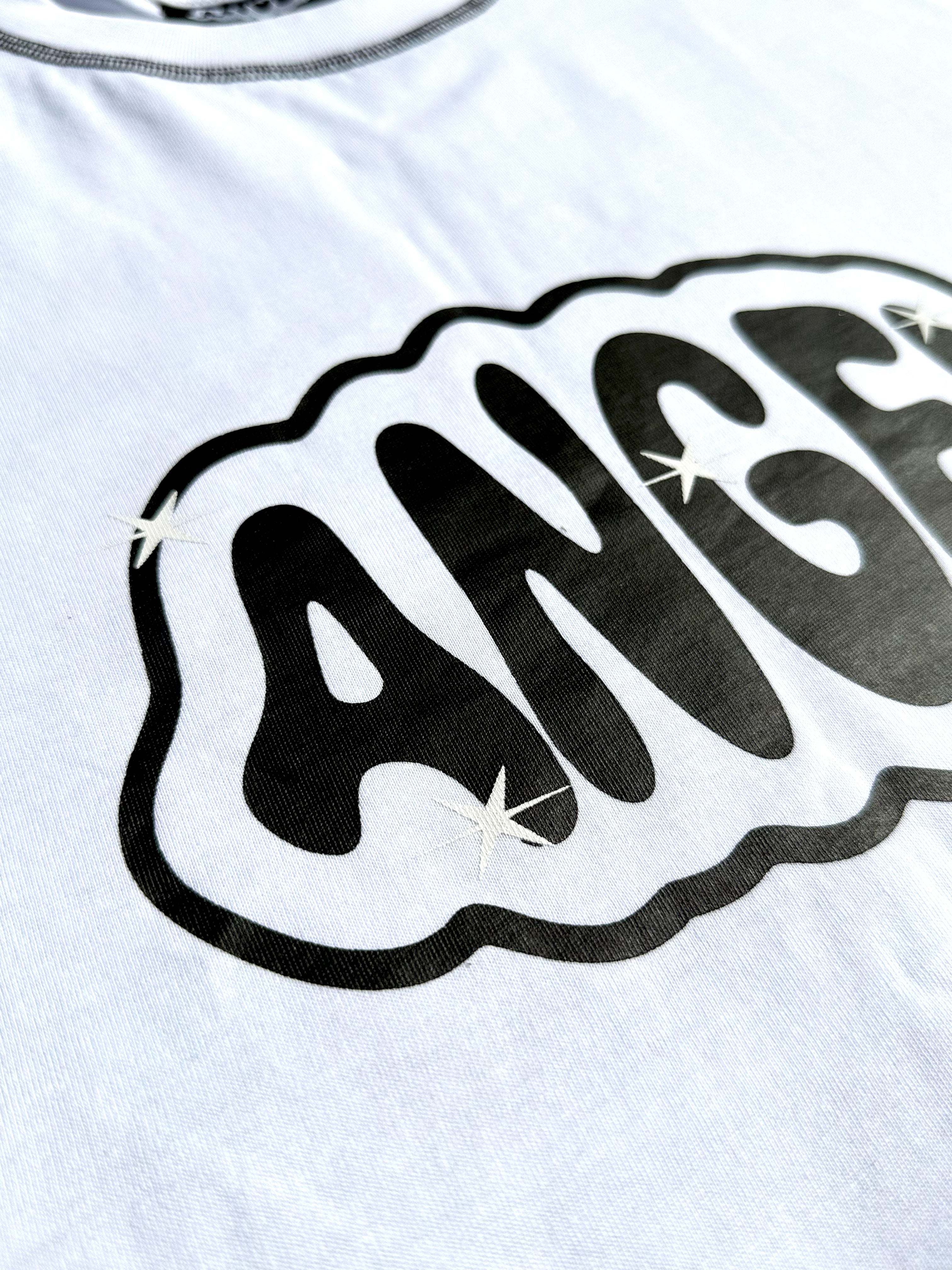Angel Tee White/Black