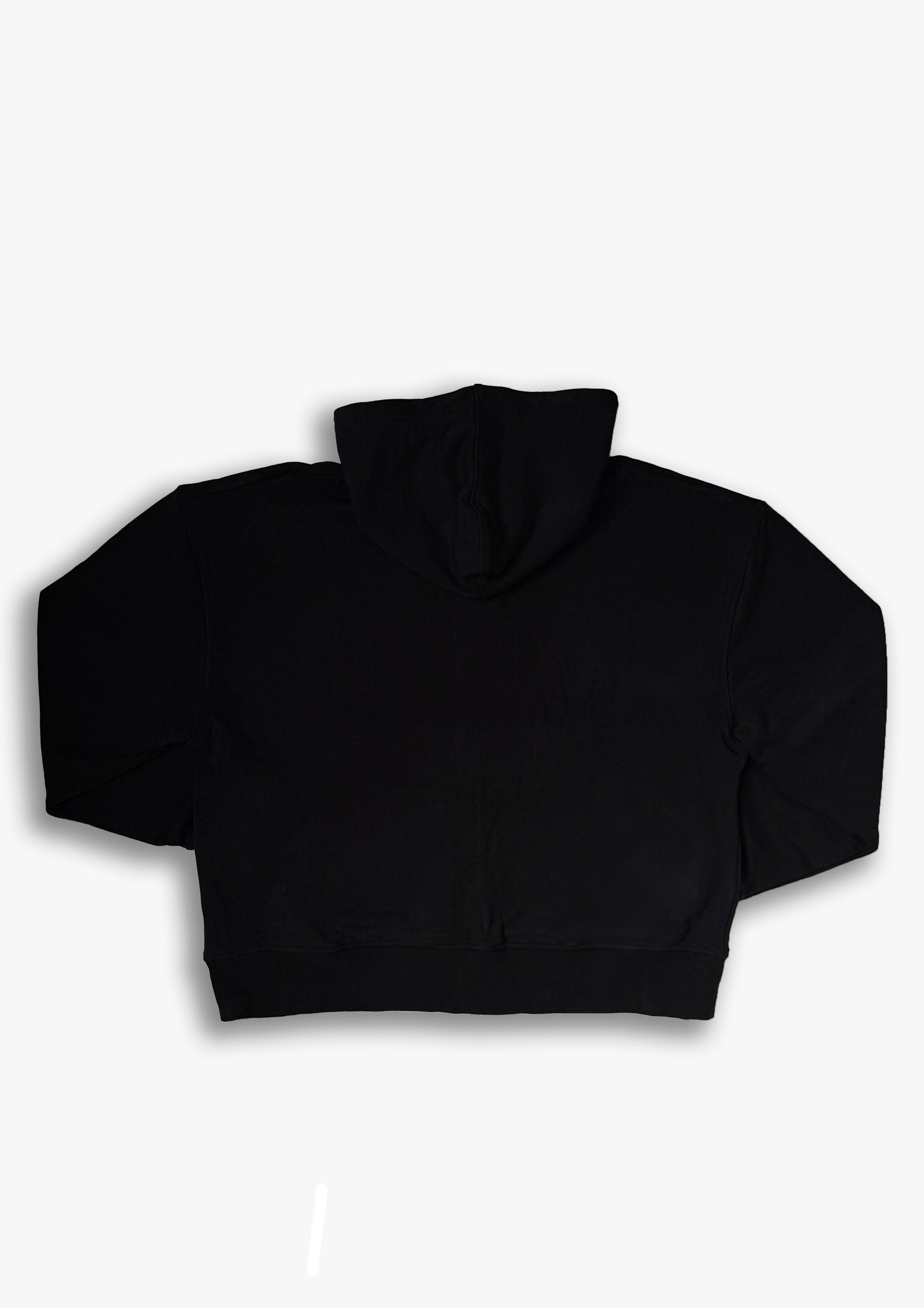 Angel Zip-Up Hoodie Black